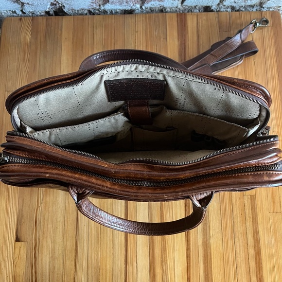 Miller Standard Attache' in Titan Milled Brown by Moore & Giles - Picture 4 of 9